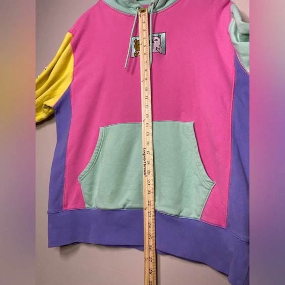 RIPNDIP x Teddy Fresh 2.0 Colorblock Hoodie size medium - Picture 8 of 9